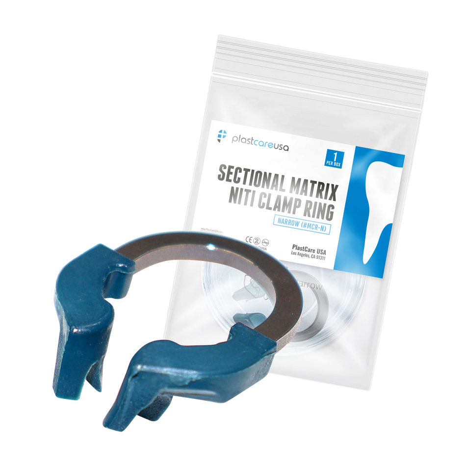 Narrow Nickel Titanium Dental Matrix Bands Ring – Sectional Matrix Clamp Refills for Restorative Procedures - My DDS Supply