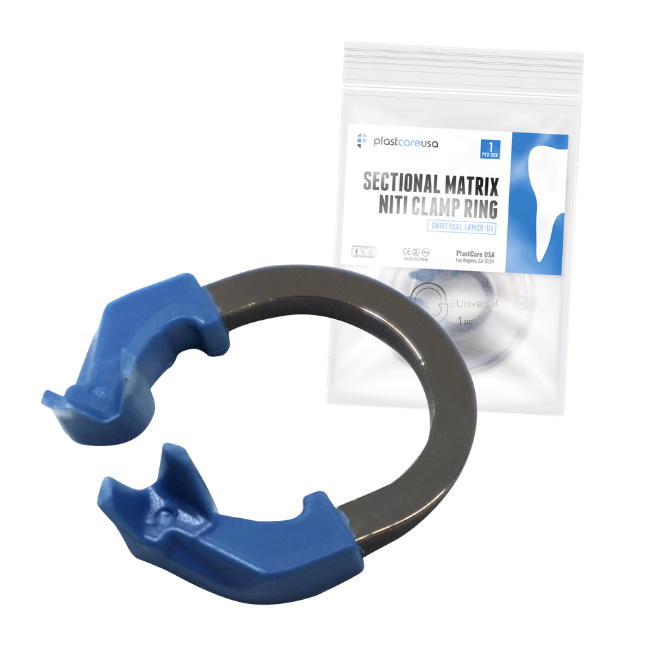 Universal Nickel Titanium Dental Matrix Bands Ring – Sectional Matrix Clamp Refills for Restorative Procedures - My DDS Supply