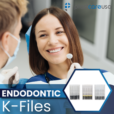 Size 6 Stainless Steel K-Files 21mm (6-Pack) Endodontic Files - front view | DoctorSupplies.com