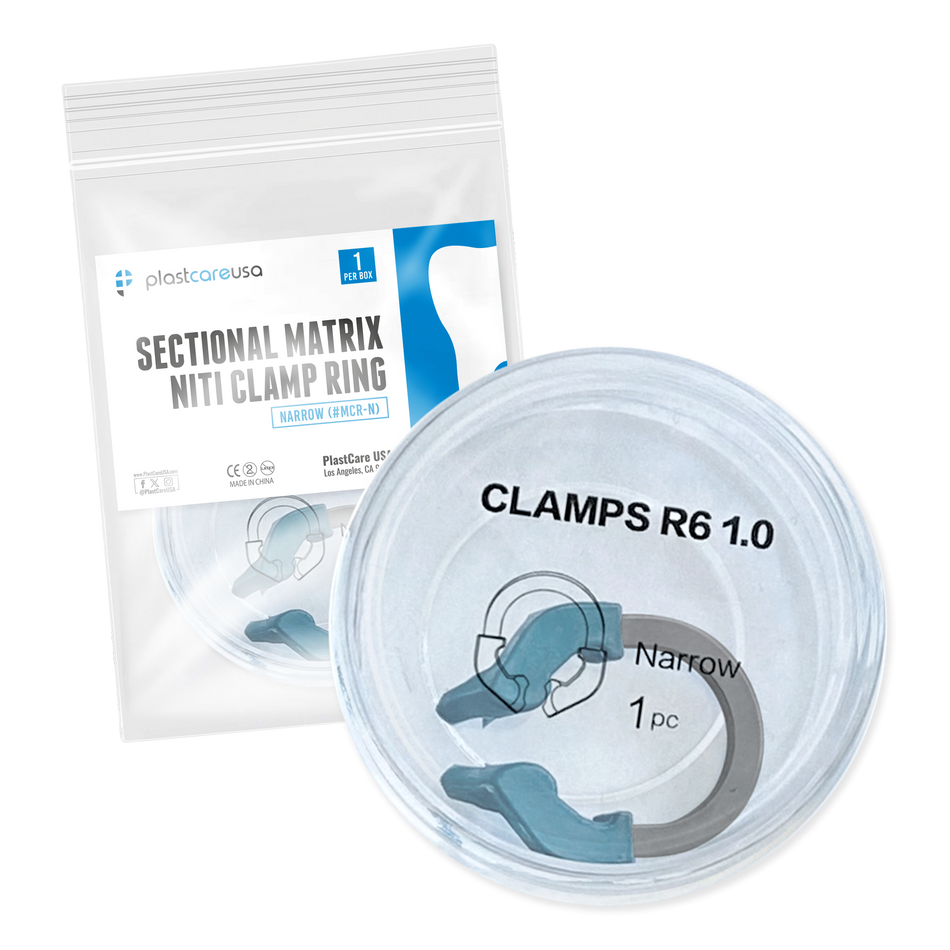 Narrow Nickel Titanium Dental Matrix Bands Ring – Sectional Matrix Clamp Refills for Restorative Procedures - My DDS Supply
