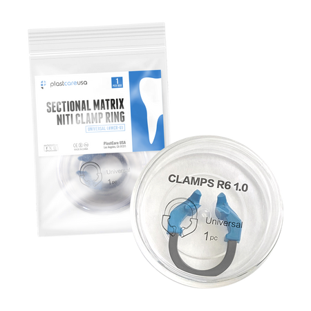 Nickel Titanium Matrix Bands Ring - Universal Sectional Clamp - front view | DoctorSupplies.com