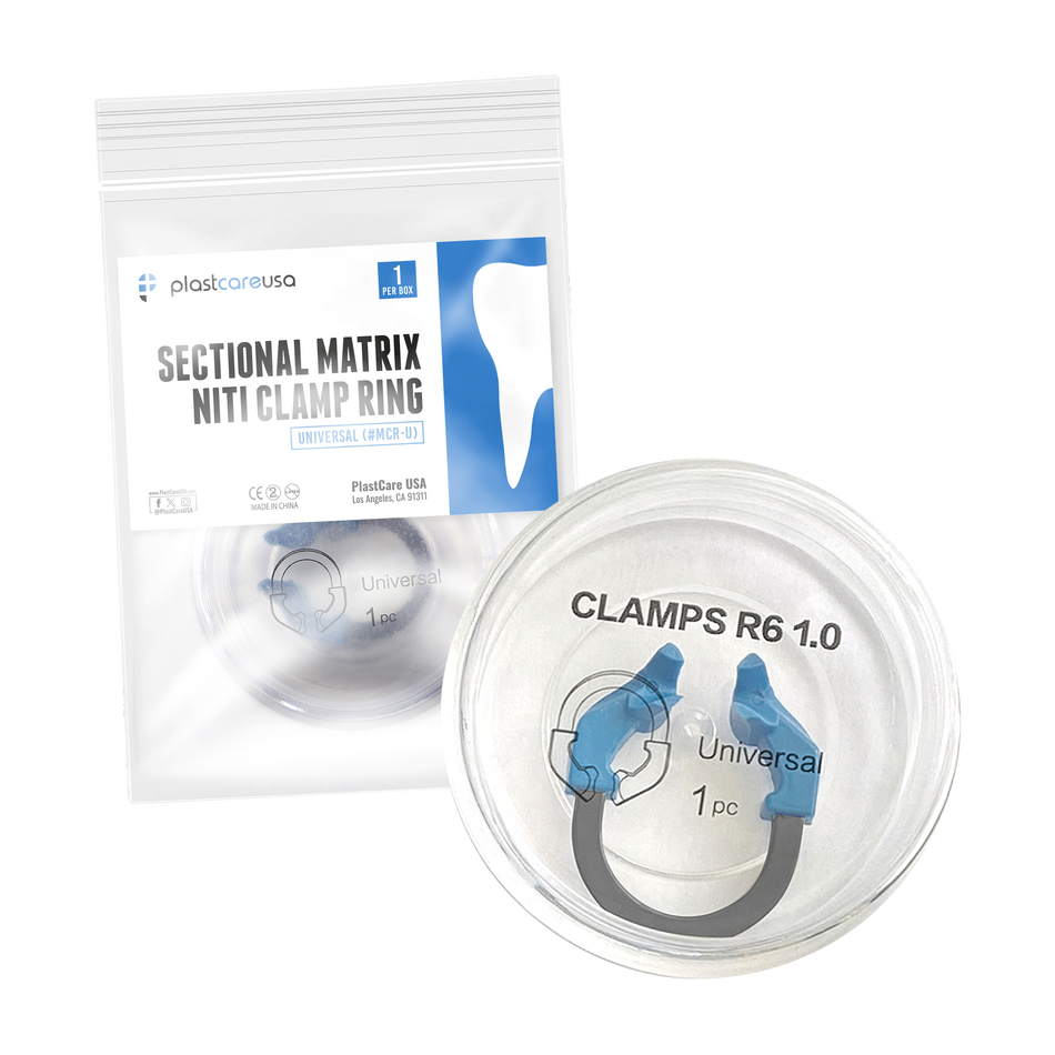 Universal Nickel Titanium Dental Matrix Bands Ring – Sectional Matrix Clamp Refills for Restorative Procedures - My DDS Supply