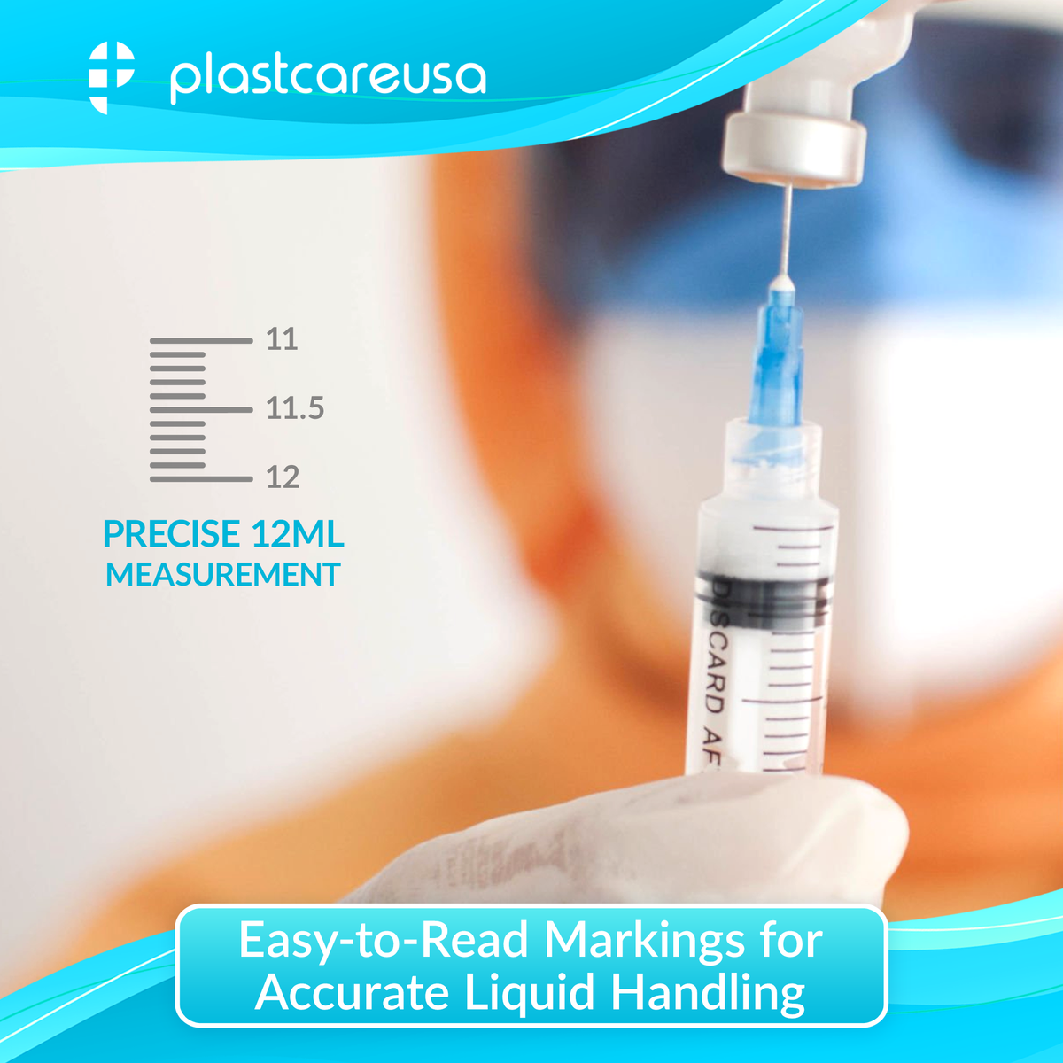 12ml Luer Lock Syringes Non-Sterile (100/Box) | Dental Medical - detail view | DoctorSupplies.com