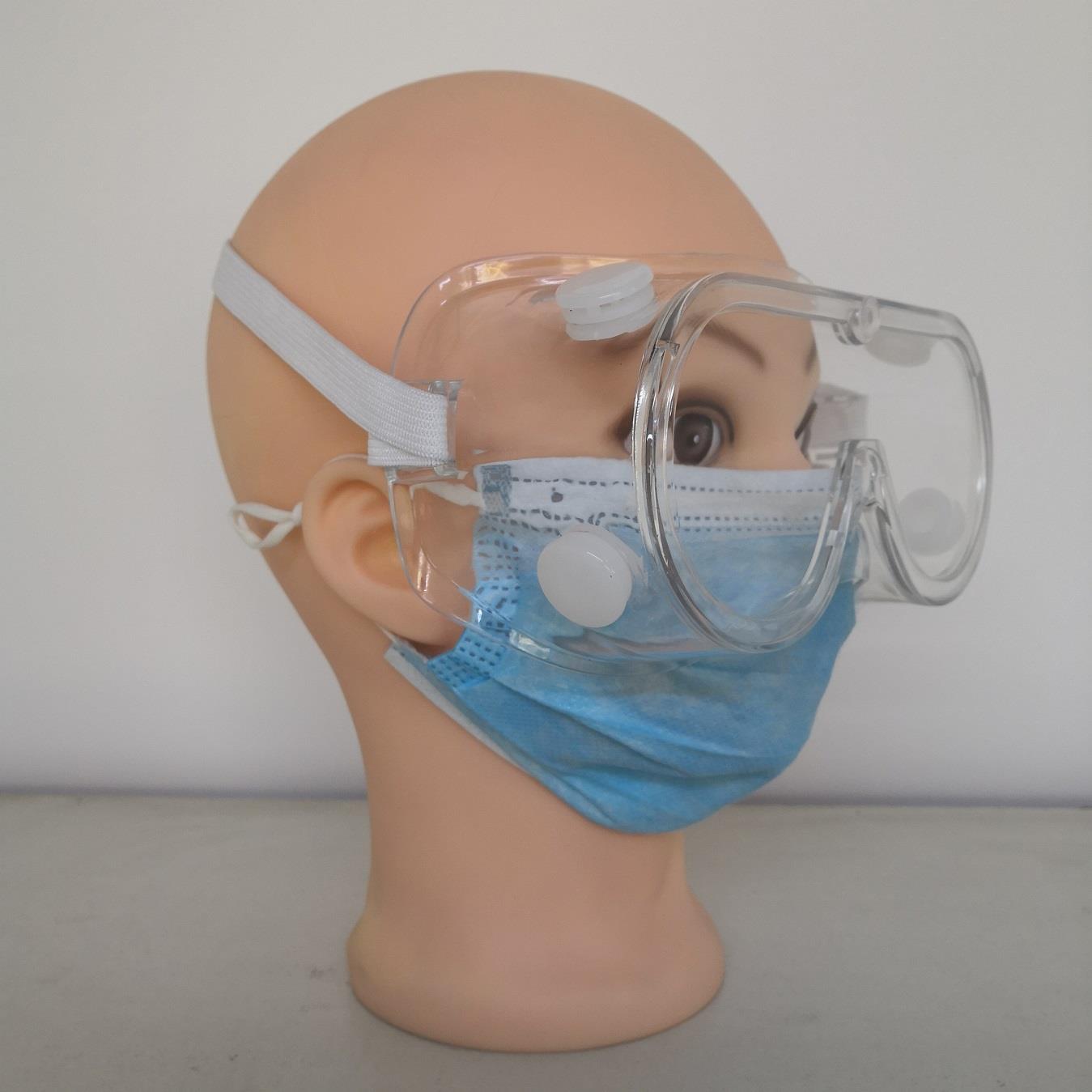 Anti-Fog Splash Resistant Safety Goggles - Eye Protection - back view | DoctorSupplies.com