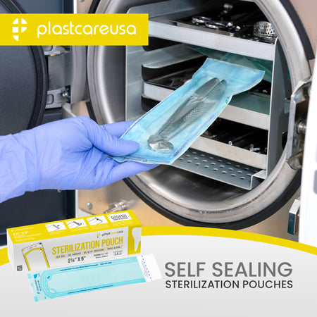 200 Self-Sealing Sterilization Pouches 2.25x8" Autoclave - view 8 | DoctorSupplies.com