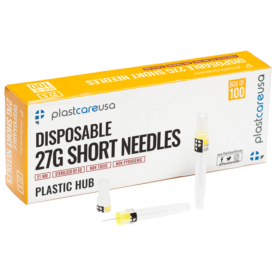27G Short Dental Needles - Sterile, Disposable (Box of 100) | DoctorSupplies.com