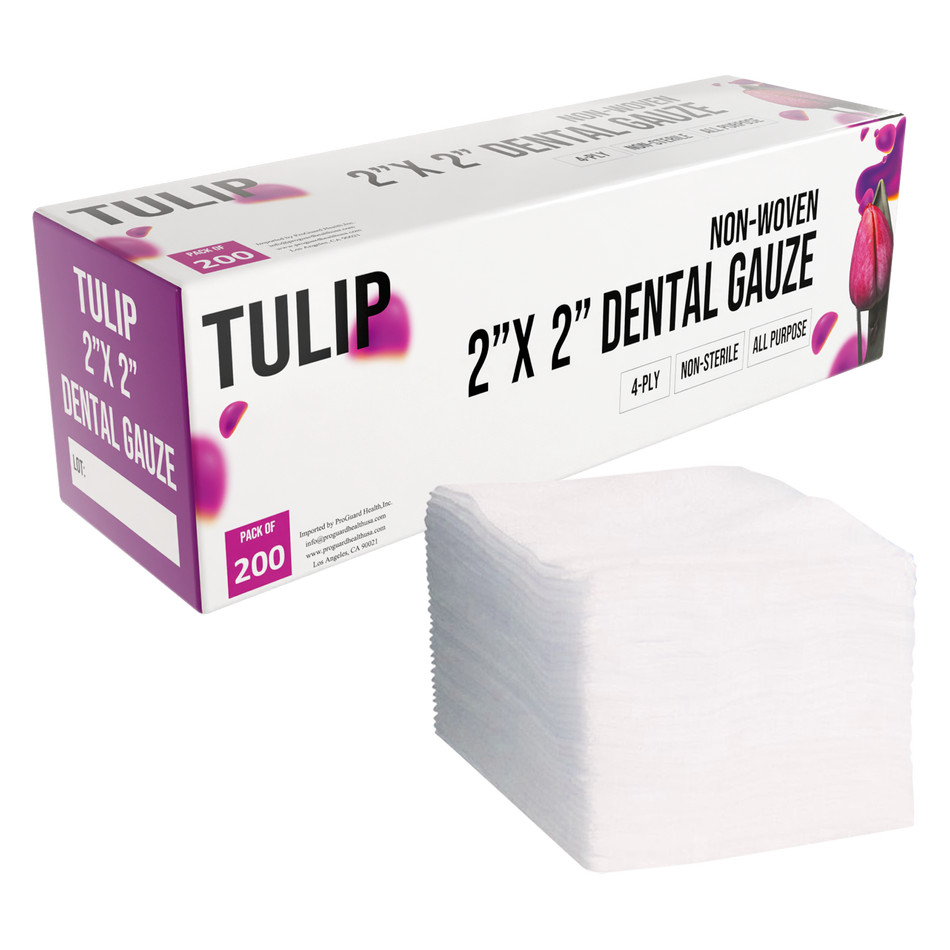 200 TULIP 2x2 Non-Sterile Gauze Sponges 4-Ply