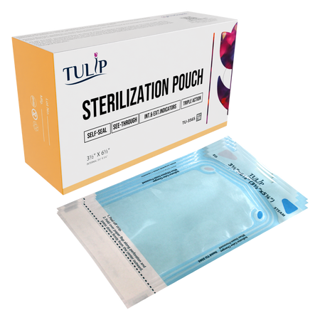 TULIP Self-Sealing Sterilization Pouches 3.5x5.25" - 200 Pack | DoctorSupplies.com