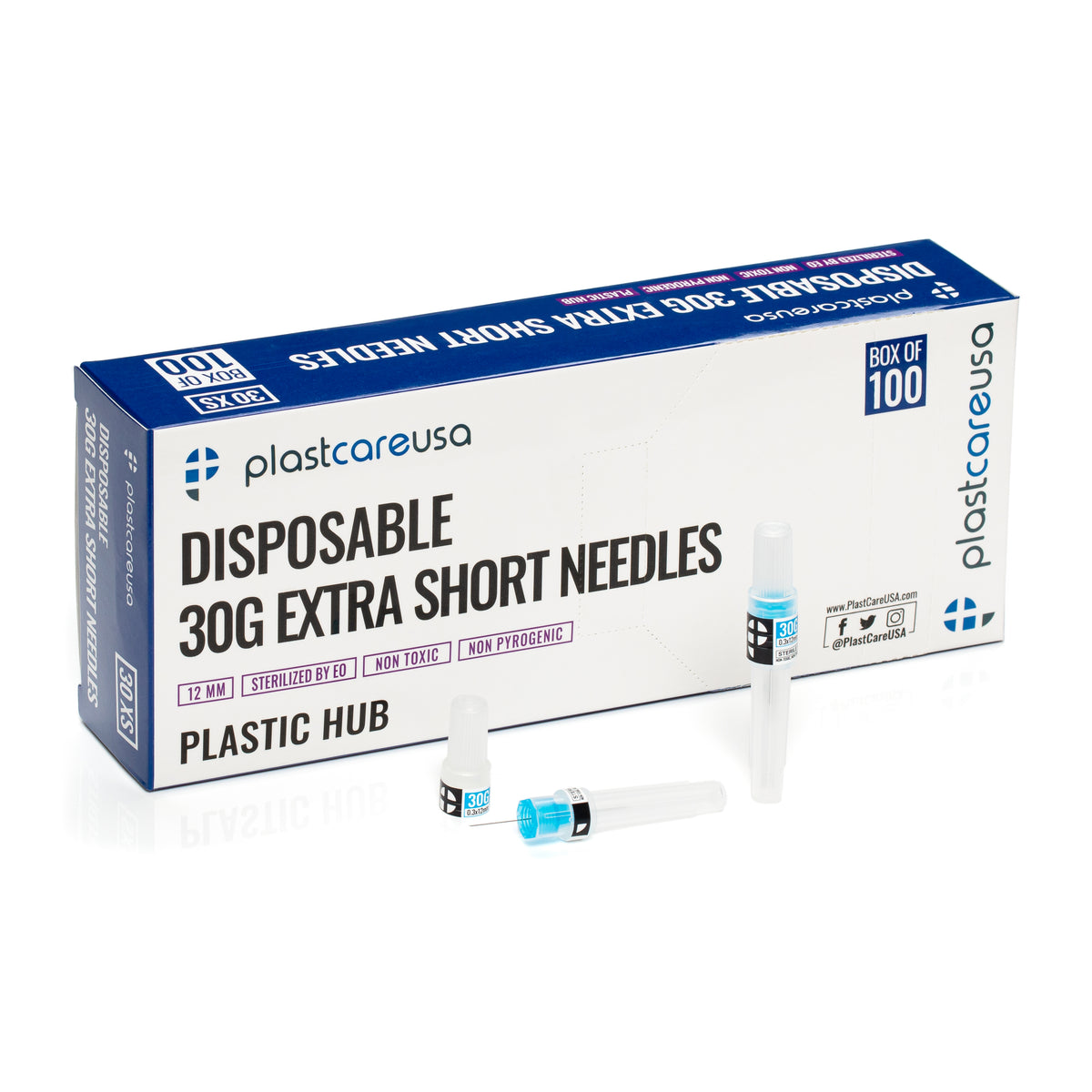 30G Extra Short Disposable Sterile Dental Needles (Box of 100 Perforated Opening) | DoctorSupplies.com