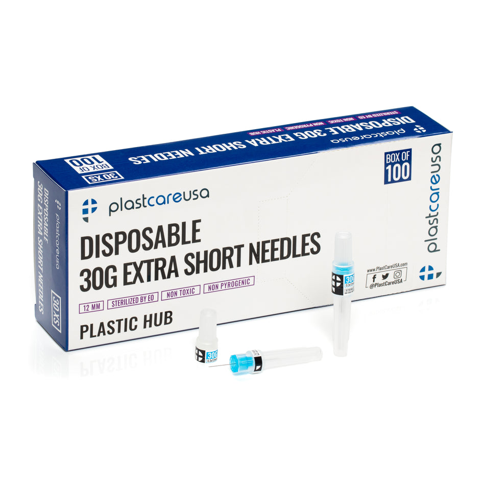 30G Extra Short Disposable Sterile Dental Needles (Box of 100 Perforated Opening) | DoctorSupplies.com