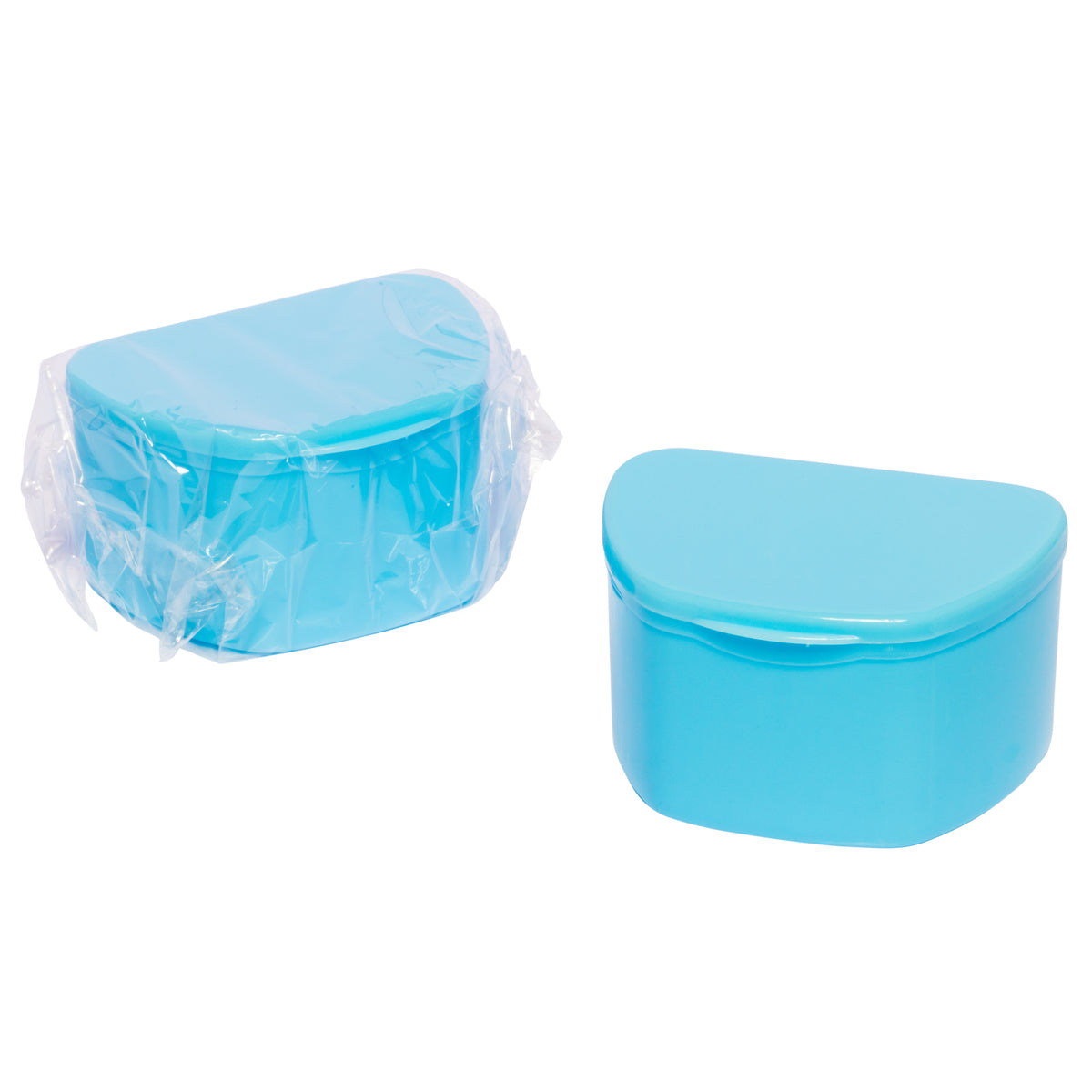 Blue 40 Pack Bulk Denture Cases - Individually Sealed | DoctorSupplies.com