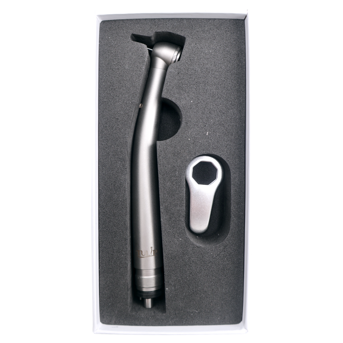Tulip HSH High-Speed Dental Handpiece 330,000-380,000 RPM - side view | DoctorSupplies.com