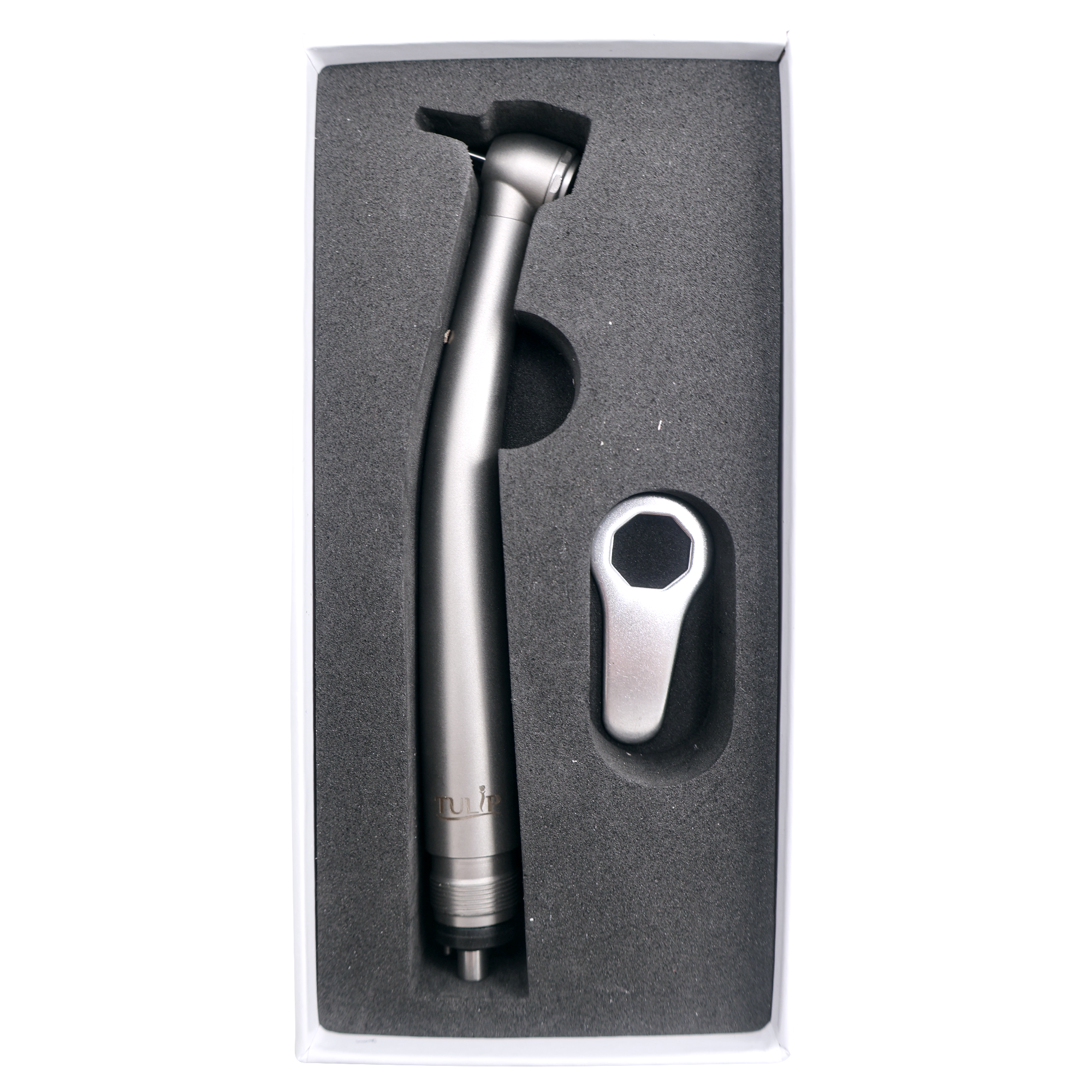 Tulip HSH High-Speed Dental Handpiece 330,000-380,000 RPM - side view | DoctorSupplies.com