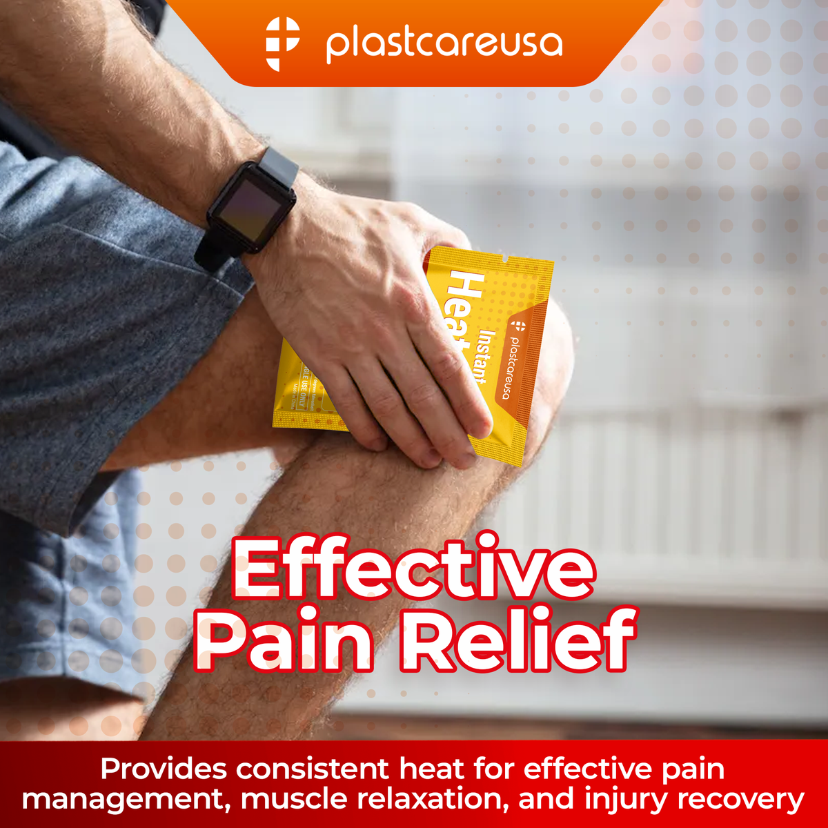 6x9 Instant Heat Packs - Pain Relief (Case of 25) - detail view | DoctorSupplies.com