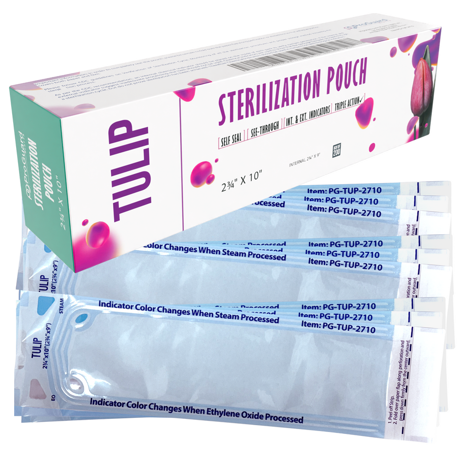 TULIP Self-Sealing Sterilization Pouches 2.75"x10" (200/Box) | DoctorSupplies.com