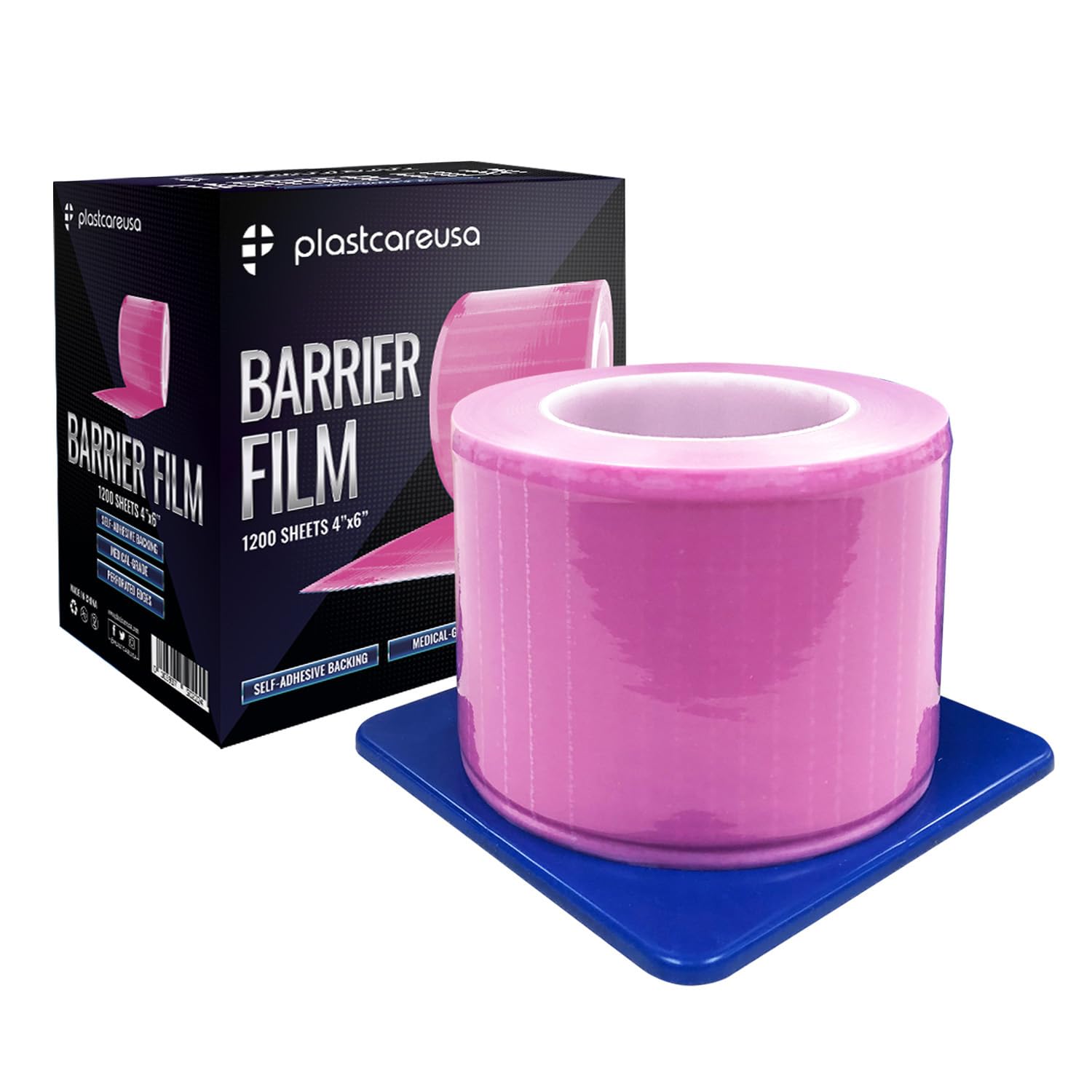 Pink Barrier Film 4x6 - 1200 Sheets | Dental Supplies | DoctorSupplies.com