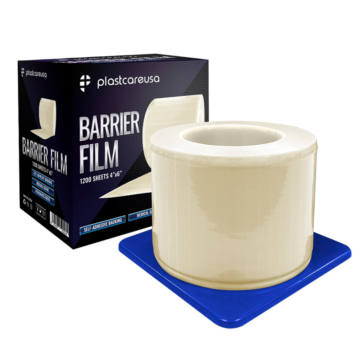 Clear Barrier Film, 4" x 6", 1200 Sheets - Dental Supplies | DoctorSupplies.com