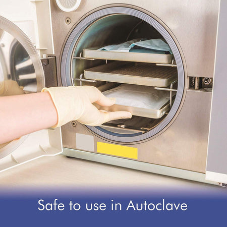 Purple Dental Autoclave Tray 13.25" x 9.75" Ritter Size B - back view | DoctorSupplies.com