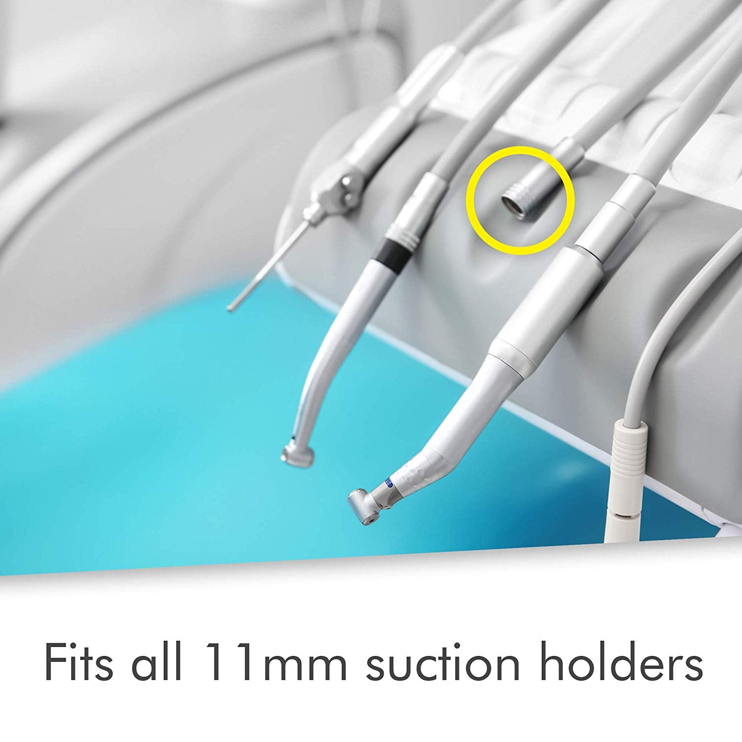 100 White HVE Suction Tips, Vented - PlastCare USA - detail view | DoctorSupplies.com
