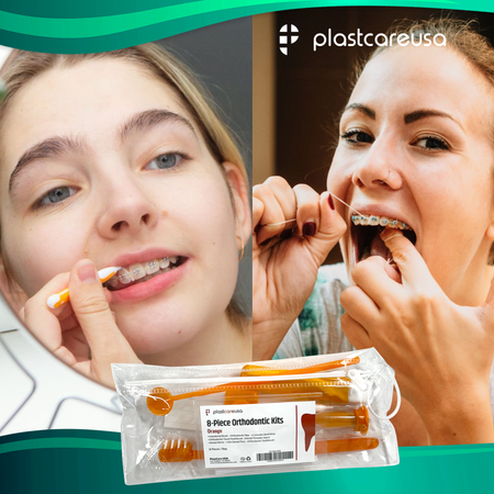 12-Pack Purple Orthodontic 8-Piece Patient Kits | Bulk Dental - packaging | DoctorSupplies.com