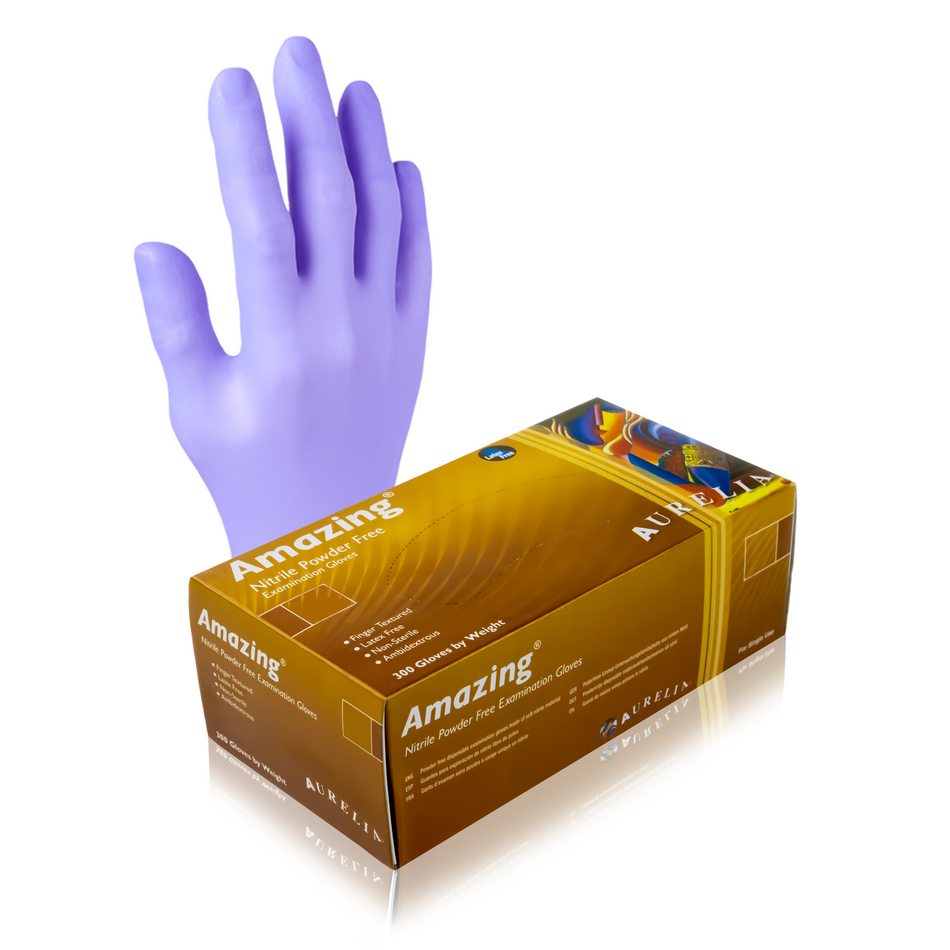 Aurelia Amazing Nitrile Gloves XL 2700ct (10 Boxes of 270) | DoctorSupplies.com