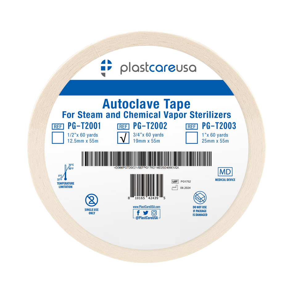 Autoclave Tape 3/4" x 60 Yards - Sterilization Indicator | DoctorSupplies.com