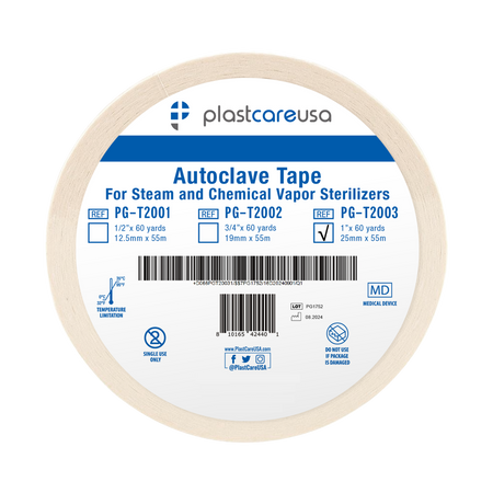 Autoclave Tape 1" x 60 Yards | Sterilization Indicator Tape | DoctorSupplies.com