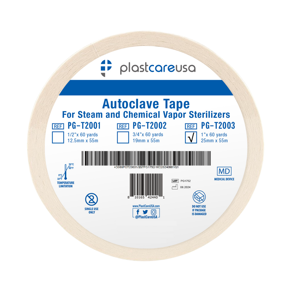 Autoclave Tape 1" x 60 Yards | Sterilization Indicator Tape | DoctorSupplies.com