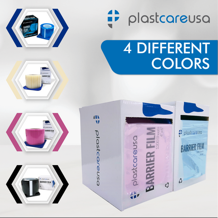Blue Barrier Film 4x6 - 1200 Sheets | Dental Supplies - view 9 | DoctorSupplies.com