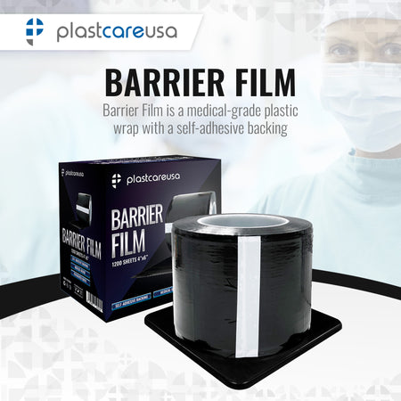 Black Barrier Film 4x6, 1200 Sheets | Dental Supplies - detail view | DoctorSupplies.com