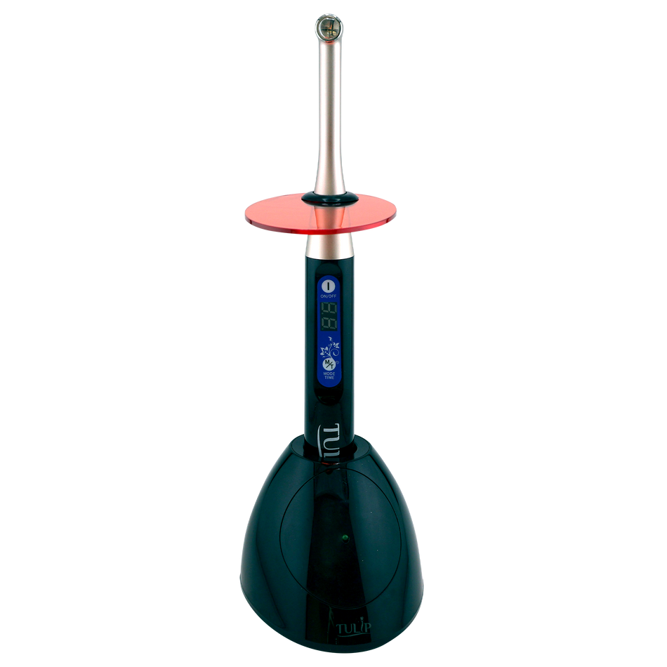 Tulip LED Dental Curing Light – 1 Second, 2400 mW/cm², Black | DoctorSupplies.com