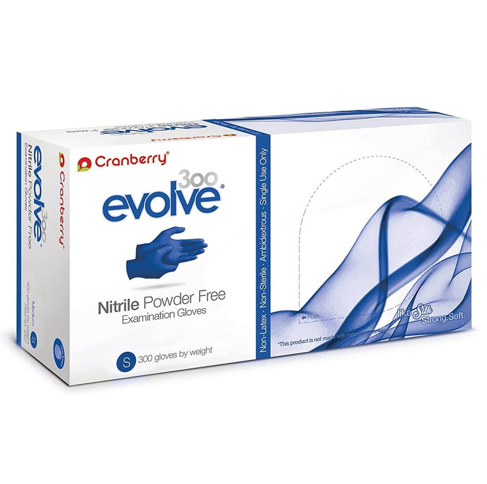 Cranberry Evolve 300 Nitrile Powder-Free Exam Gloves - Large | DoctorSupplies.com