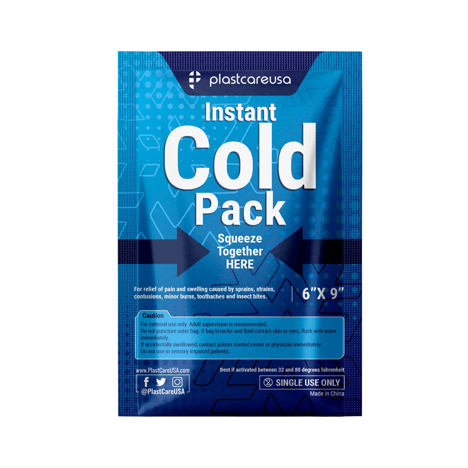 6x9 Instant Cold Packs - Case of 25 for Pain Relief & Swelling | DoctorSupplies.com