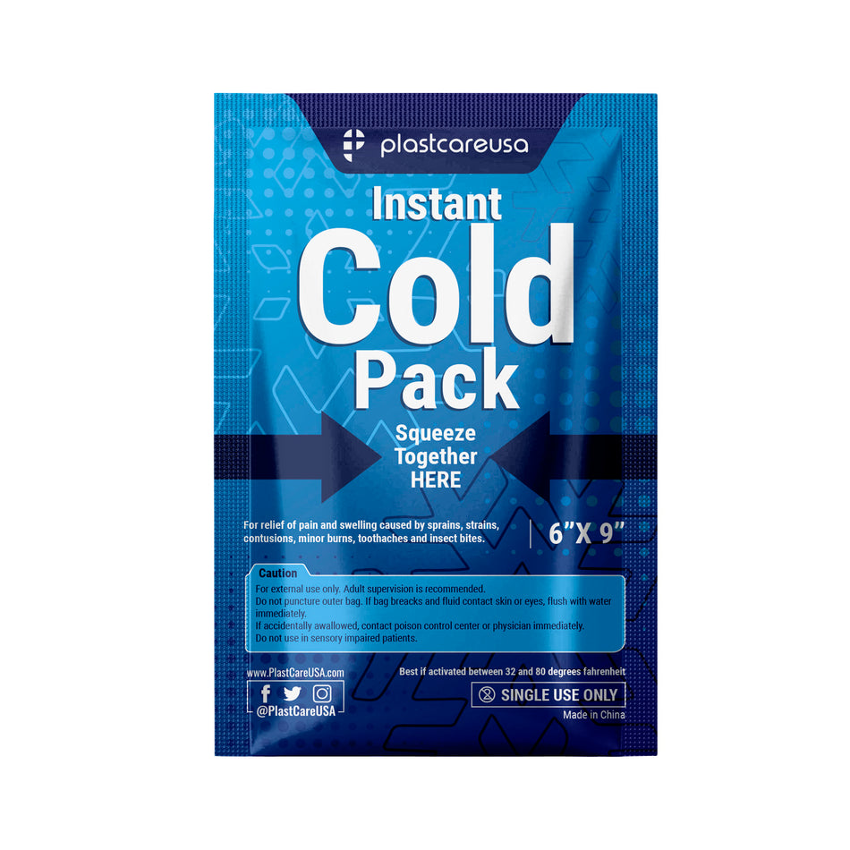 6x9 Instant Cold Packs - Case of 25 for Pain Relief & Swelling | DoctorSupplies.com