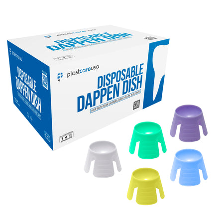 Disposable Plastic Dappen Dishes 1000/Pack – Dental Supplies - front view | DoctorSupplies.com