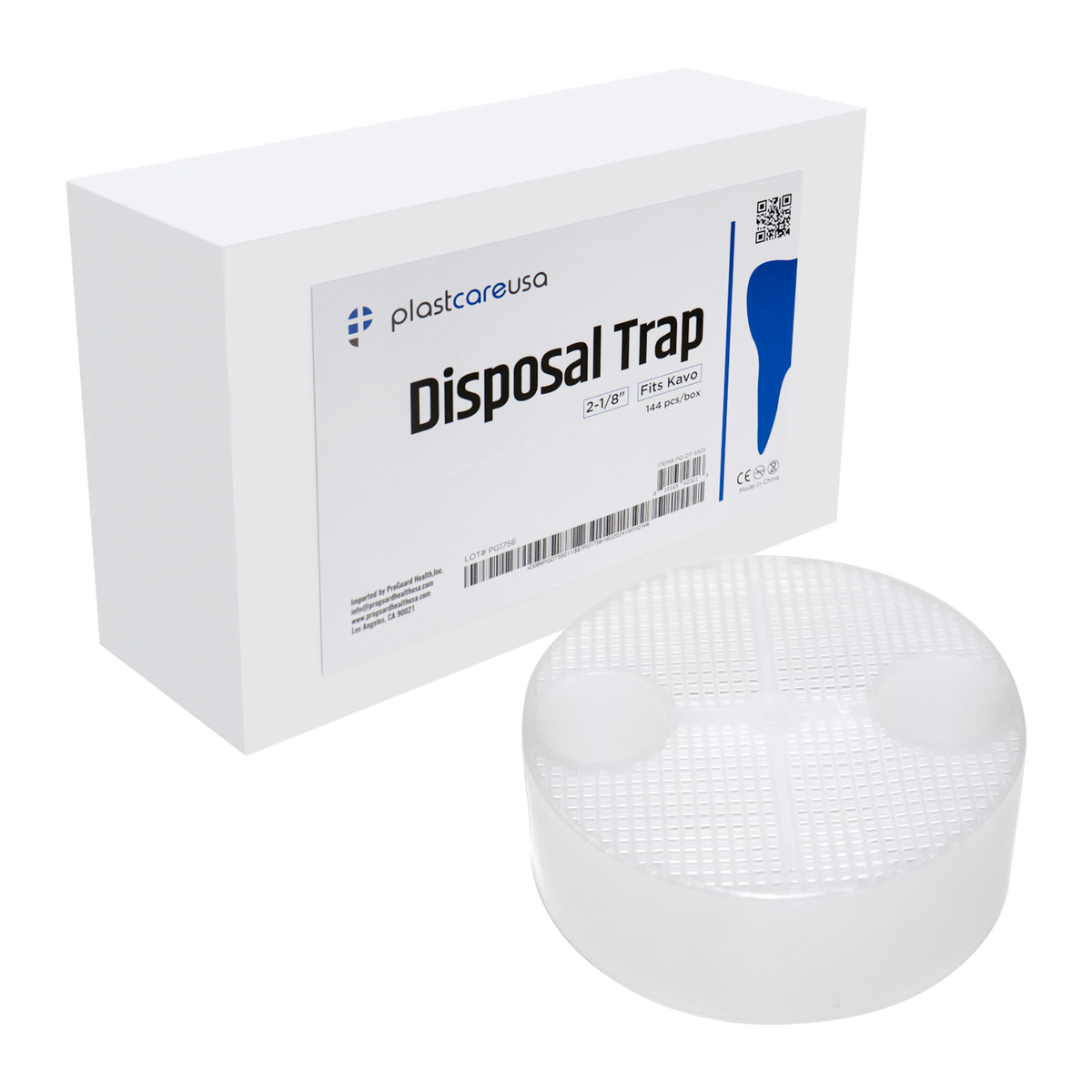 Disposable Evacuation Suction Traps #5501 A-dec (144/Box) - front view | DoctorSupplies.com