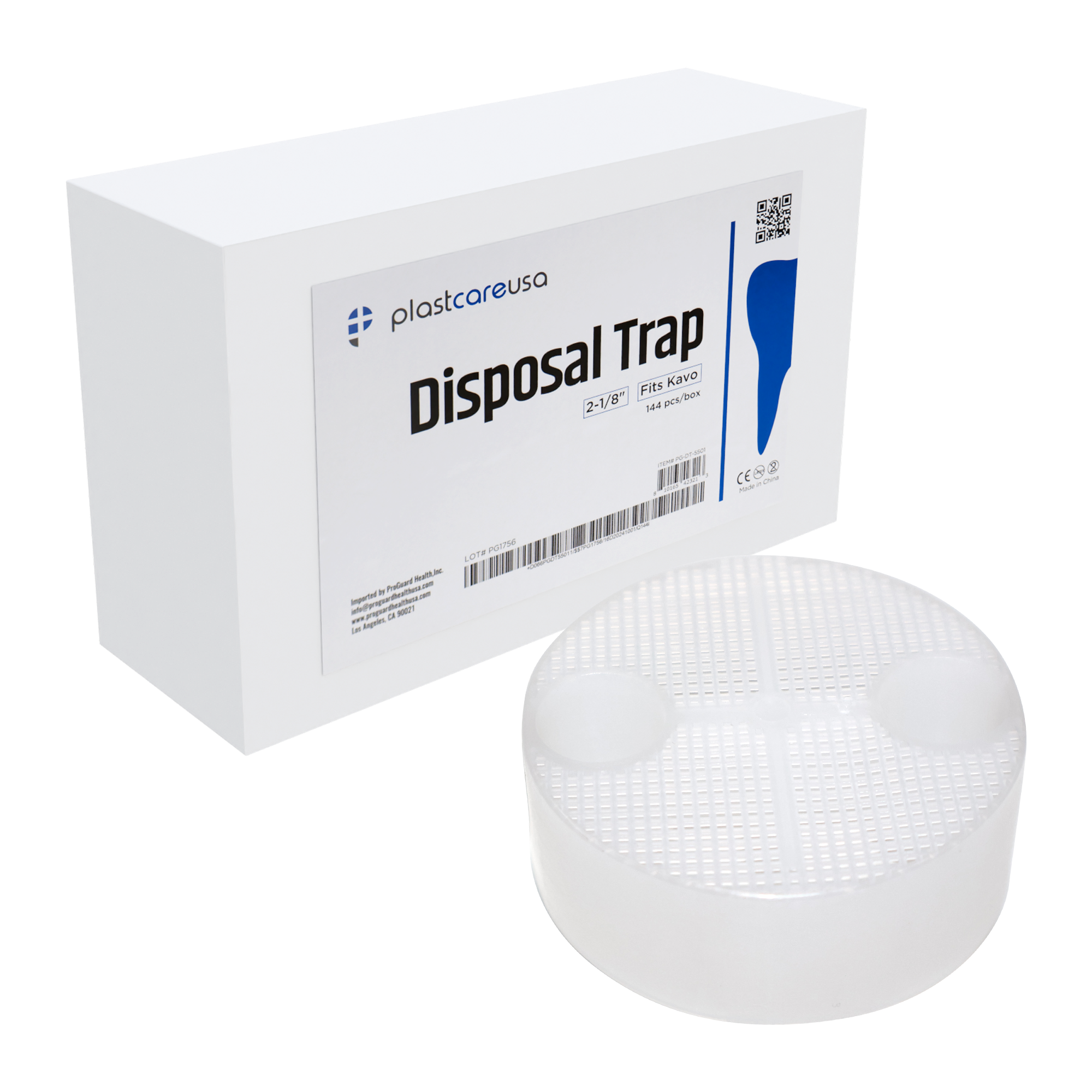 Disposable Evacuation Suction Traps #5501 A-dec (144/Box) - front view | DoctorSupplies.com