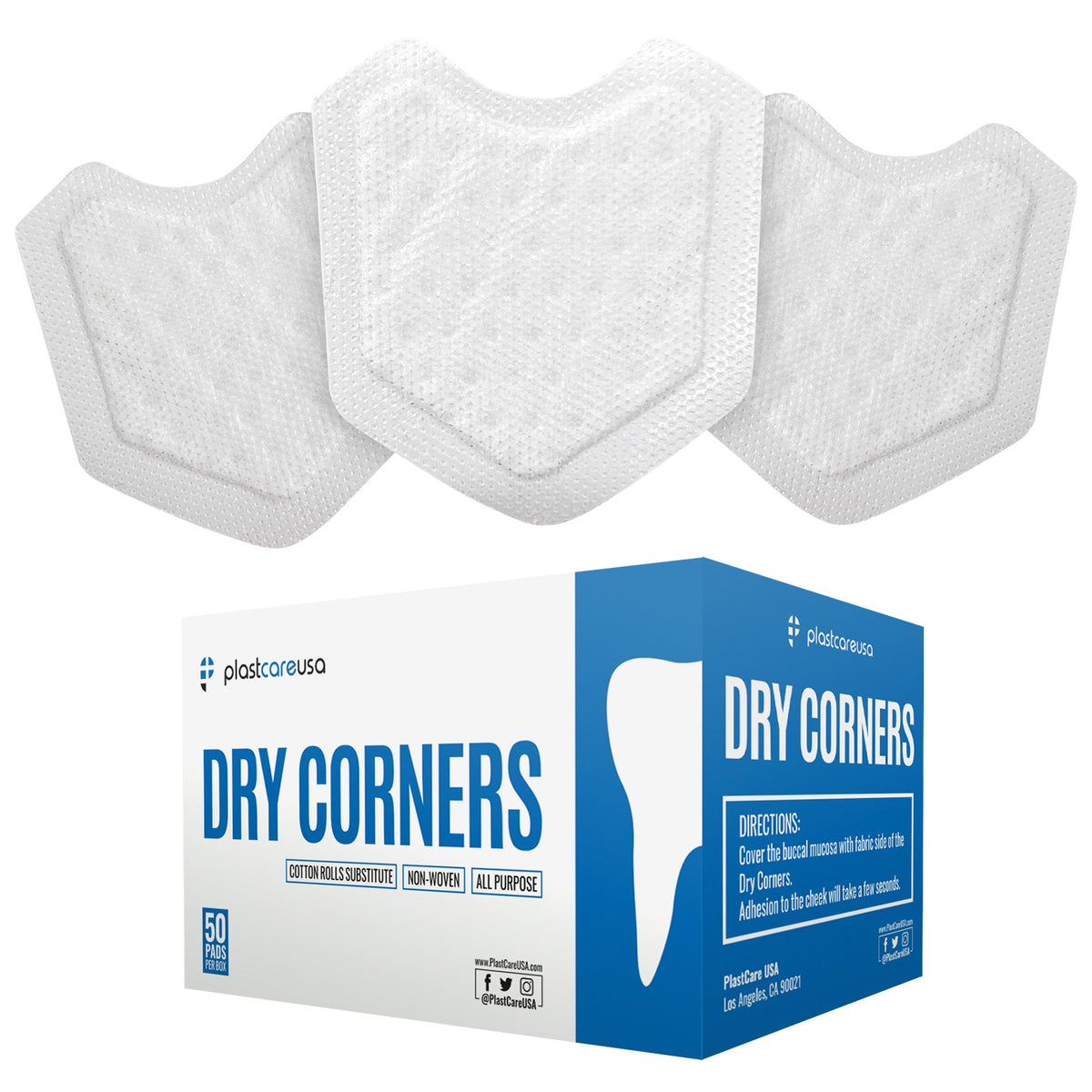 200 Small Dental Dry Angles - Saliva Absorbent Cotton Roll Substitute | DoctorSupplies.com