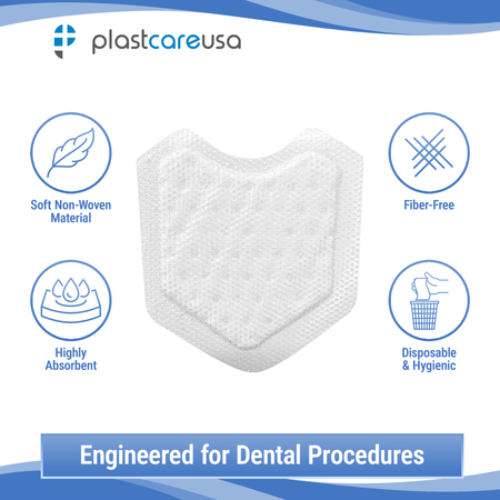 200 Small Dental Dry Angles - Saliva Absorbent Cotton Roll Substitute - front view | DoctorSupplies.com