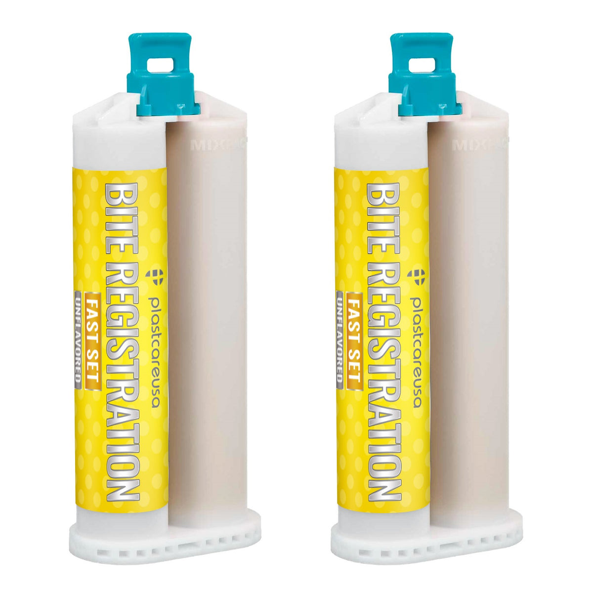 PlastCare USA Fast Set Bite Registration 2x50ml Cartridges | DoctorSupplies.com