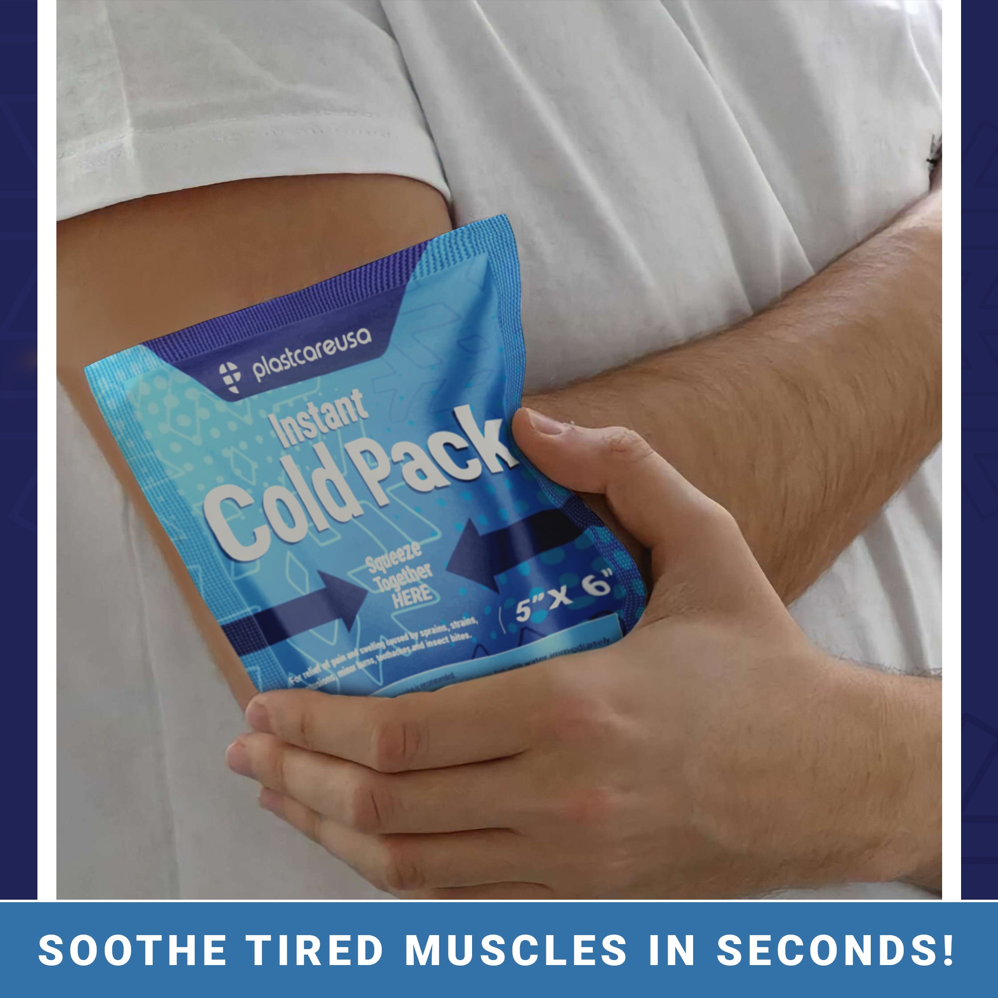 6x9 Instant Cold Packs - Case of 25 for Pain Relief & Swelling - packaging | DoctorSupplies.com