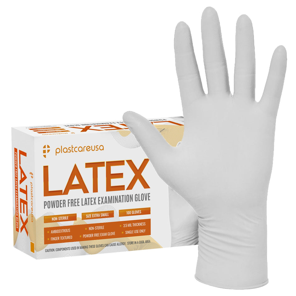 PlastCare USA XL White Latex Gloves 1000ct - Professional Grade | DoctorSupplies.com