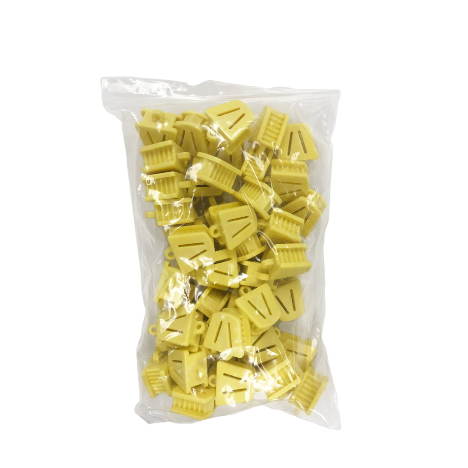 5 x Bite Block Autoclavable Silicone Mouth Props (Small - Yellow) - My DDS Supply