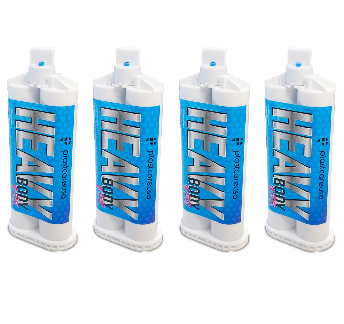 4 x VPS Heavy Body Regular Set Impression Material 50 mL Cartridges, Dental PVS | DoctorSupplies.com