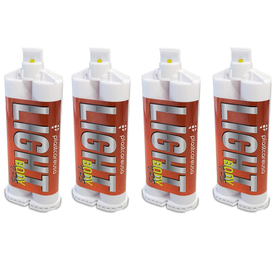 4 x VPS Light Body Fast Set Impression Material 50 mL Cartridges, Dental PVS | DoctorSupplies.com
