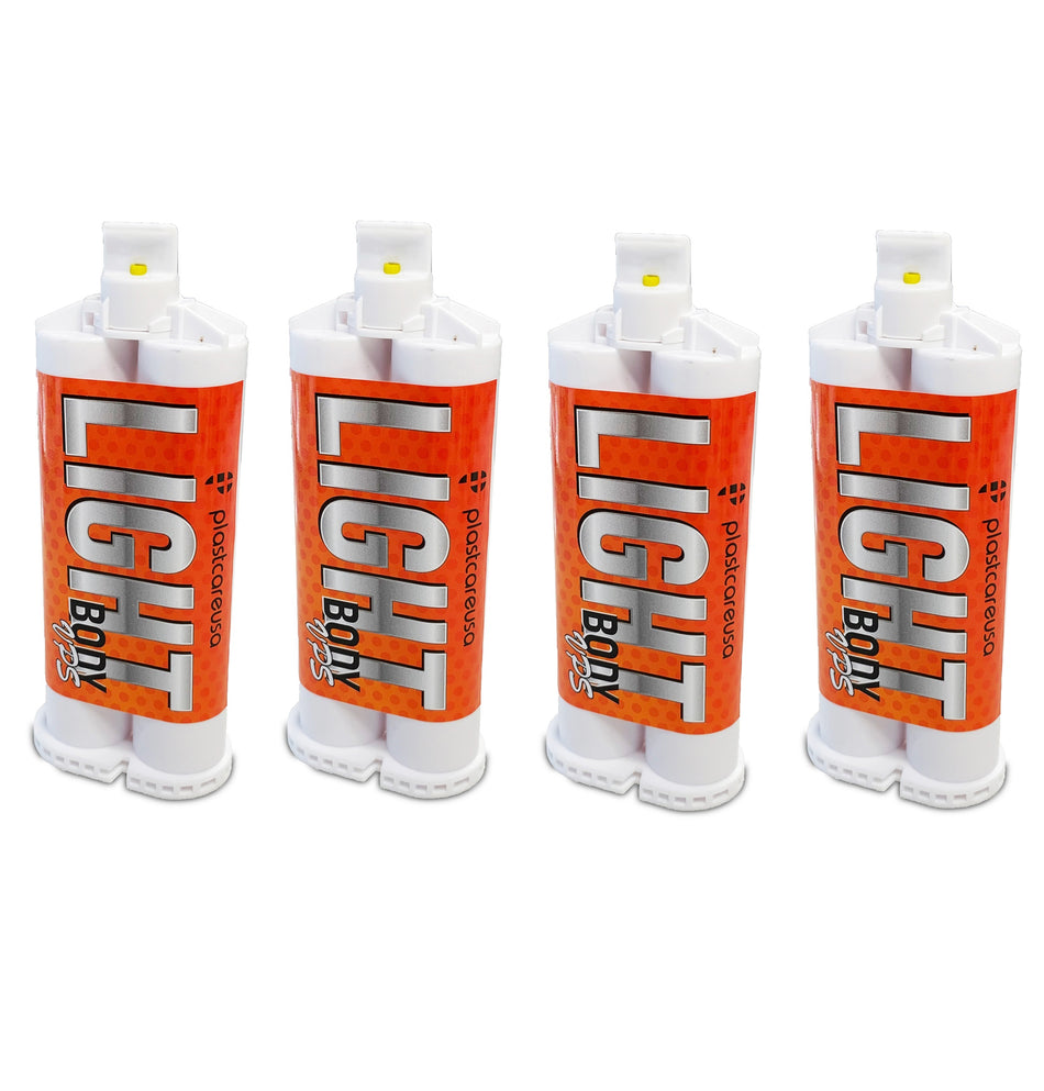 4 x VPS Light Body Regular Set Impression Material 50 mL Cartridges, Dental PVS | DoctorSupplies.com