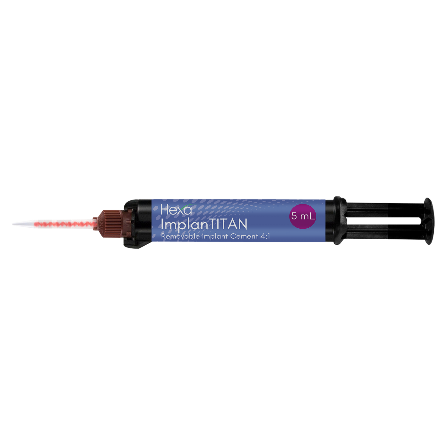 Hexa ImplanTITAN Dual Cure Implant Cement 4:1 Automix Syringe | DoctorSupplies.com