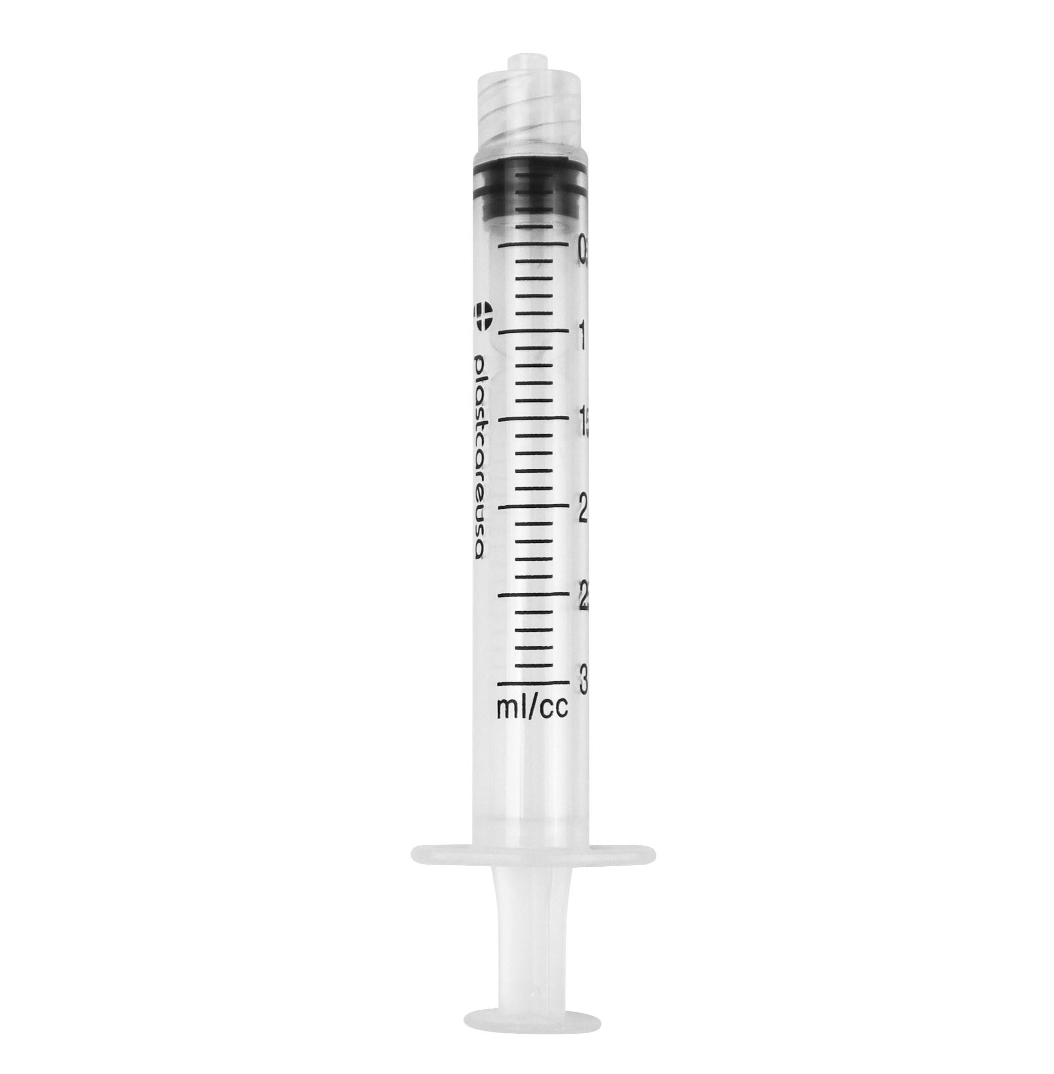 3ml Luer Lock Syringes Non-Sterile (100/Box) - Dental - front view | DoctorSupplies.com