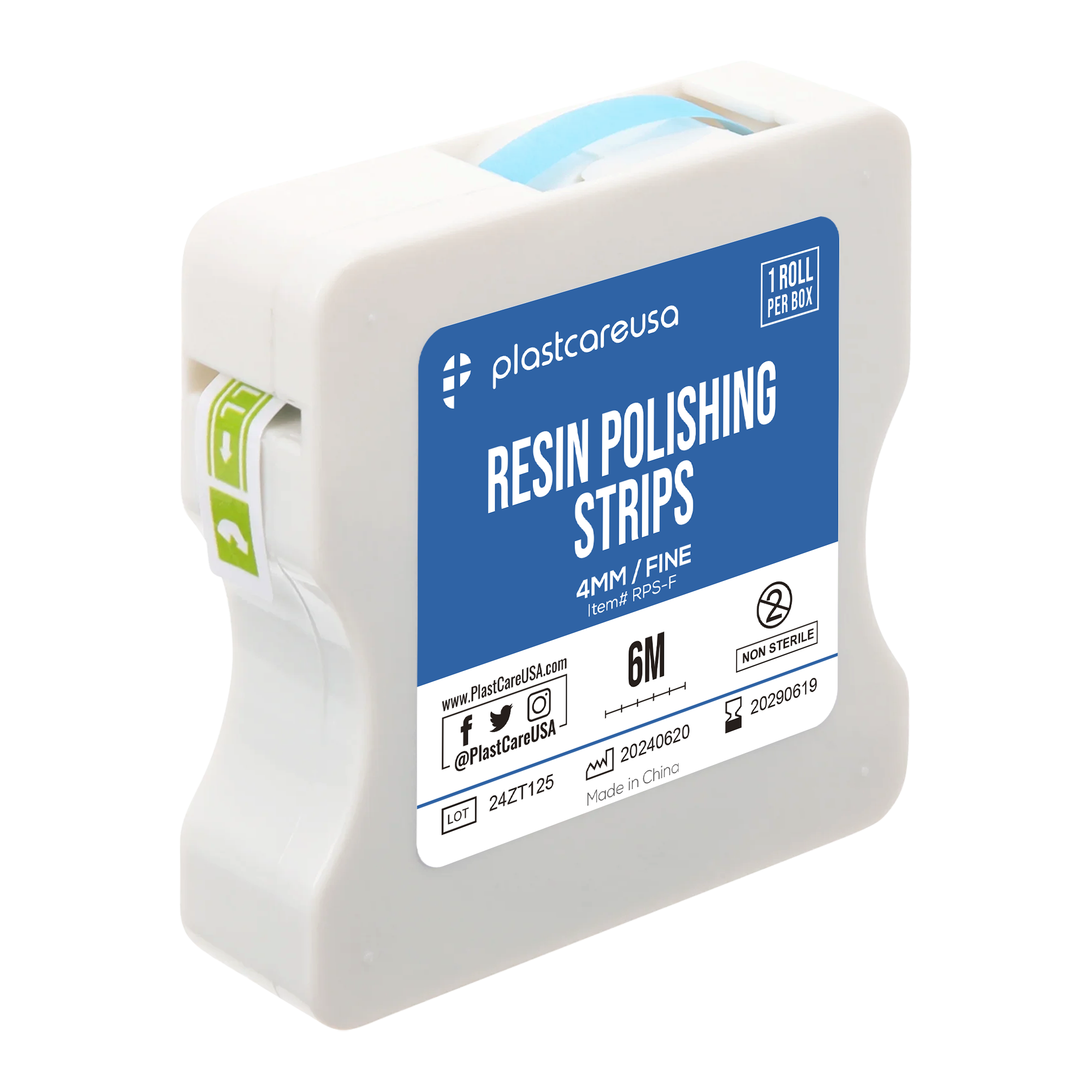 Fine Grit Resin Polishing Strips 4mm x 6M - Dental Sanding | DoctorSupplies.com