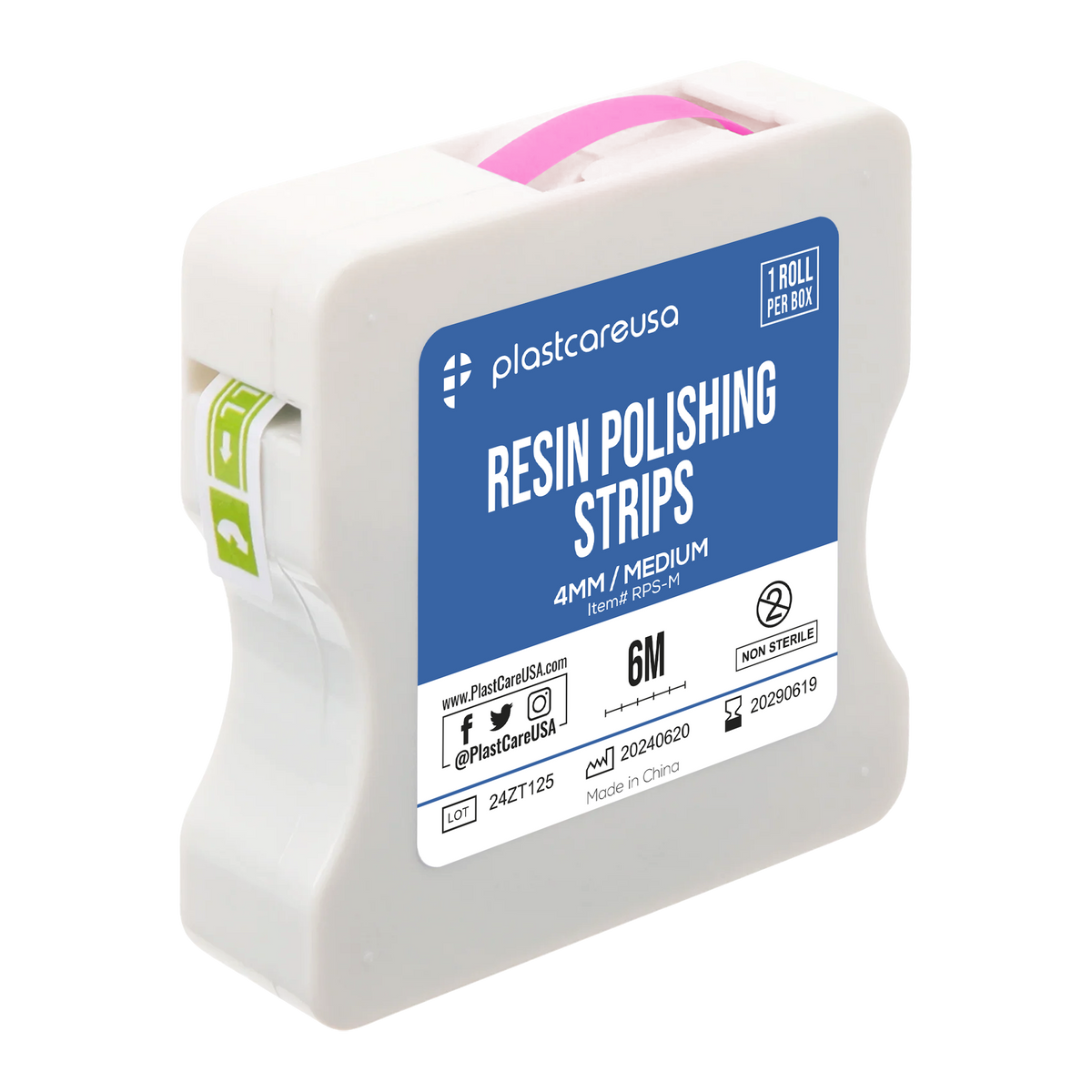 Medium Grit Dental Polishing Strips 4mm x 6M Resin File Kit | DoctorSupplies.com
